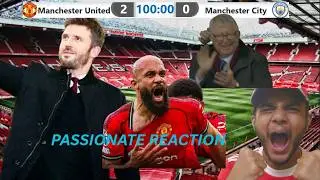 SCINTILLATING DISPLAY FROM MAN UNITED...CARRICK BALL KICKS OFF WITH A BANG.... PASSIONATE REACTION