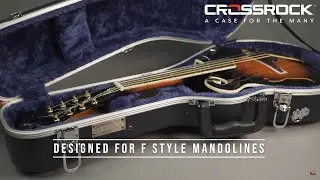 Crossrock F Style mandolin ABS molded case.