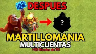 🔥 DESPUÉS de MARTILLOMANÍA con Multicuentas | 15 Aldeas de Clash of Clans 💥