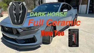 Paint correction/ceramic coating/Mustang Dark Horse/how too