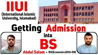 IIUI-IIIE Islamabad BS(Economics) Admissions 2023-Application Processing/Fees/Hostel/Scholarship