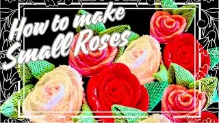 DIY:  How to Make Small Roses out of Mesh