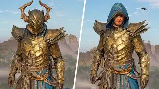 New Dragon Knight (Shining) Armor Set Showcase - Assassin's Creed Valhalla