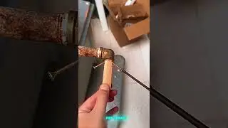 Self - made tools for removing broken water pipe threads 🛠️💧⚙️
