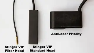 Stinger VIP vs. AntiLaser Priority: Head Size Comparison