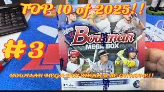#3 - MISTAKEN IDENTITY SHOULD BE BOWMAN CHROME BUT RIP A BOWMAN MEGA BOX!! WHAT IS GOING ON?
