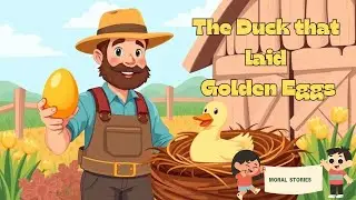 The Duck🦆that laid Golden🥚Eggs | Story Reading | Short Moral Story | #duck  #story