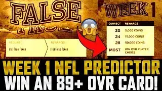 MUT 18 PREDICTOR SETS! | MY WEEK 1 PREDICTIONS! | WIN A 89+ OVERALL CARD!