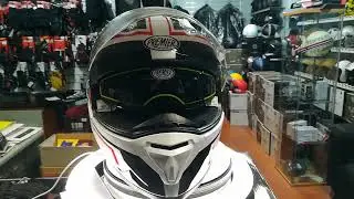 Premier Vyrus ND2  full face helmet with integrated sunglass (z&aacute;rt buk&oacute;sisak napszem&uuml;veggel)