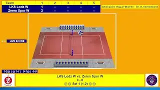Zeren Spor vs ŁKS Ł&oacute;dź | Pool D Round 4 | Live Score Volleyball Champions League Women 2026 #t&uuml;rkiye