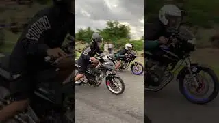 Tiger vs Mx King LANDASAN PACU DEPOK  #herexjatim1200m #landasanpacu #roadrace #herexmalang1200m