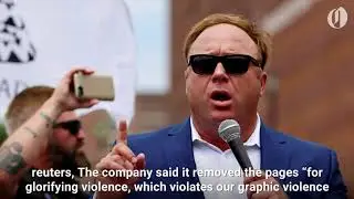 Facebook and Apple remove Alex Jones content