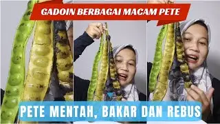 GADOIN BERBAGAI MACAM PETE || PETE MENTAH, PETE REBUS & PETE BAKAR!!