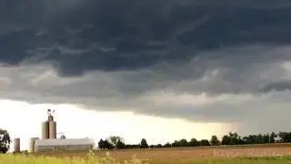 Funnel cloud, amazing sunset and a beaver May 31 2016