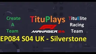 F1 Manager 24 Hard-Hard | HARDEST challenge - Create a Team | TituElite Racing | EP084 S04 UK