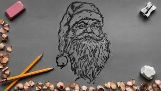 Santa Claus | Warm & Festive Pencil Drawing Timelapse