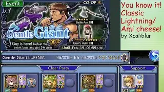 DFFOO GL Gentle Giant Lufenia, classic Lightning/Ami CHEESE, 0 boss turns