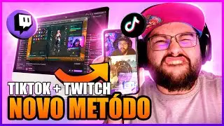 NOVO M&Eacute;TODO! - Como fazer LIVES simult&acirc;nea no TIKTOK e TWITCH usando OBS Studio e Tiktok Studio!