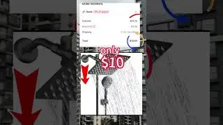 Amazing Shower Head Upgrade for Only $10!#ShowerUpgrade #BudgetBathroom #HomeImprovement