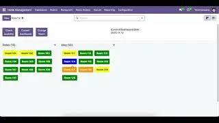 Hotel Management System - Change Room Odoo