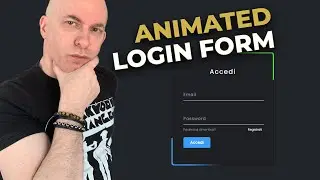 Animated Form con HTML e CSS - Tutorial [ITA]