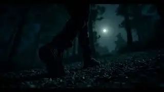 Night Forest Walk Soundscape | Journey Through The Nocturnal Forest | #forestsounds #walkingsounds