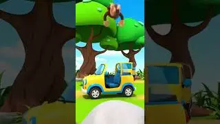 monkey and truck adventure story episode 2#cartoonforkids #new #comedy #action