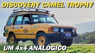 LAND ROVER DISCOVERY 300 Tdi 1995 - CAMEL TROPHY (r&eacute;plica): um 4x4 &agrave; moda antiga e requintes de hoje