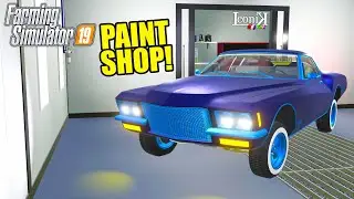 PAINT BOOTH IN FS19 (Iconik Upgrades) FARMING SIMULATOR 19