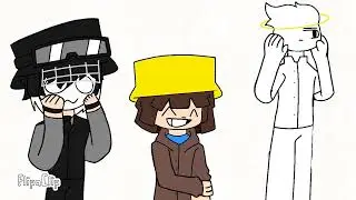 alguien humano meme? [ft.Ron,Anthony y Mark] (warning:Blood!!)