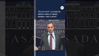 Adorni dijo que el salario m&iacute;nimo, vital y m&oacute;vil es 