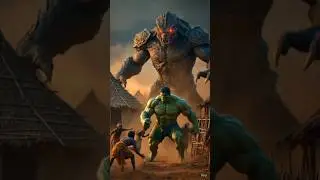 Hulk aur uski ma dharti per monster/hulk Hindi video#ai#funny #shorts