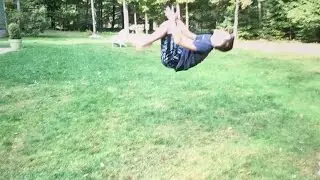 How to overcome the fear of a backflip on ground