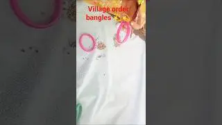 simple and unique look  pink colour bangles collection 💖💖, ## thred bangles designs# ✨✨