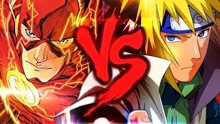 Flash VS. Minato | Duelo de Tit&atilde;s