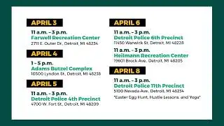Detroit Health Department: Public Health Week