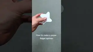 Making a Paper Fidget Spinner!!