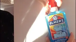 Testing washable clear Elmers color glue