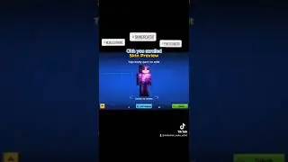 Remastered purple nebula skin on Pixel gun 3D. Tiktok