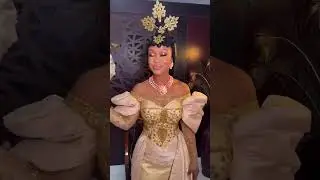 Elegant Efik Traditional female Wedding attire! #culture #wedding #viral