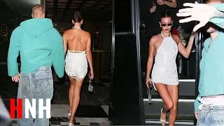 Hailey Bieber Wows in Sizzling Mini at Grammys Party with Justin