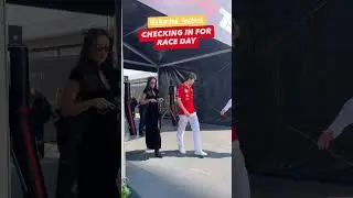 Charles and Alexandra from Chinese Gp Race day #f1 #charlesleclerc #chinesegp #alexandrasaintmleux