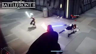 DARTH VADER - Duel 2v1 Intense Gameplay #115 | Star Wars Battlefront 2