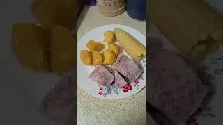 #How to cook corn🌽sweet potatoes 🍠and Arrowroot#breakfastideas#cookingformyfamily#