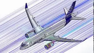 Fluid structure interaction modelling and analysis on Airbus A220