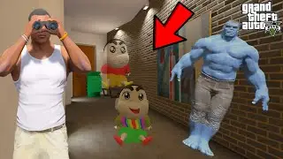 GTA 5 : Franklin Play Hide And Seek With Shinchan And Pinchan (GTA 5 MODS)
