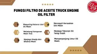 FILTRO DE ACEITE TRUCK ENGINE OIL FILTER