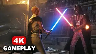 Star Wars Jedi Survivor Darth Vader Encounter & Boss Fight (PS5 4K 60FPS)