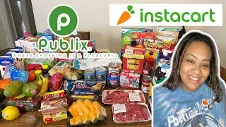 Publix Grocery Haul Using Instacart Delivery Service | Publix Grocery Haul 2022 | Instacart Delivery