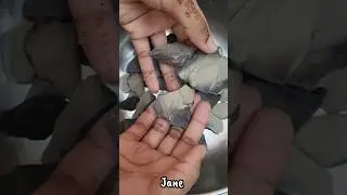 Unboxing Lots of Natural Clay 📦🆕️#unboxing #claylovers #naturalclay #claycrushing #asmrclaysand